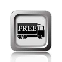 Free delivery truck icon