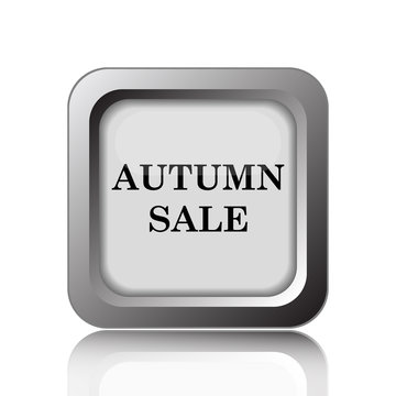 Autumn sale icon