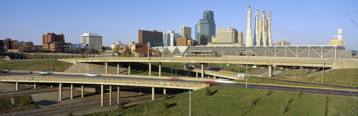 Fototapeta na wymiar Skyline, Kansas City, Missouri