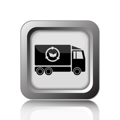 Eco truck icon