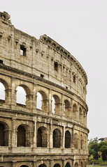 Fototapeta premium Colosseum (Coliseum) - Flavian Amphitheatre in Rome. Italy