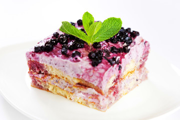 Blueberry tiramisu