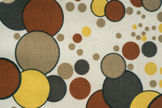 colored polka dot fabric
