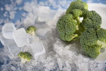 fresh broccoli florets 