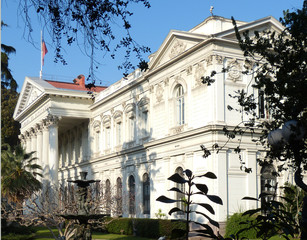 Parlamentssitz in Santiago/Chile