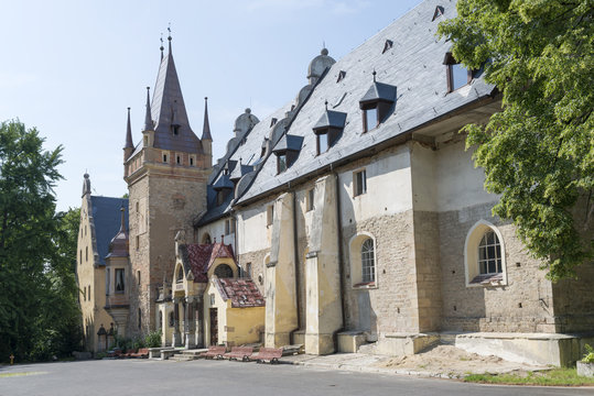 The castle in Sobotka. Lower Silesia, Poland