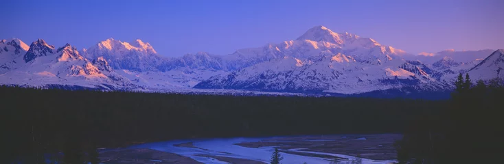 Crédence de cuisine en verre imprimé Denali Mont McKinley, Alaska