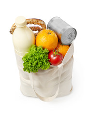 Fototapeta na wymiar Reusable eco friendly grocery bag
