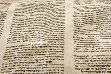 Obraz premium Torah Scroll Parchment
