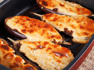 Stuffed eggplants