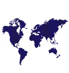 Fototapeta na wymiar World map dots trade web network connection background