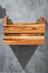  box wooden shelf