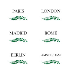Laurel Wreaths European Capitals 3