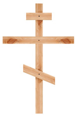 Orthodox wooden cross