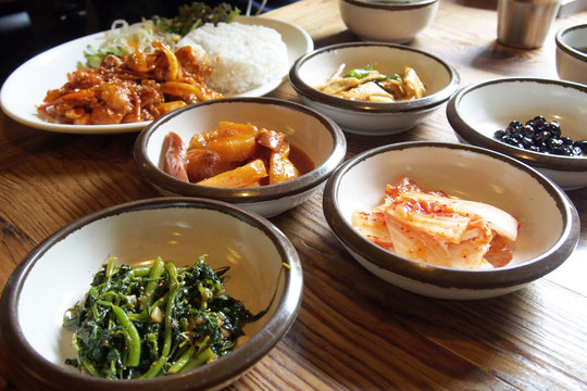 Traditional Korean side dish food