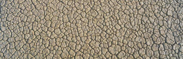 This is the cracked and dry mud from a dried lake. It forms a pattern.