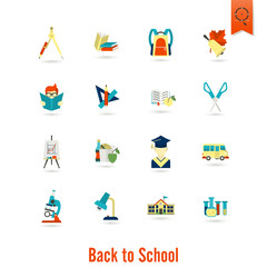 School and Education Icons