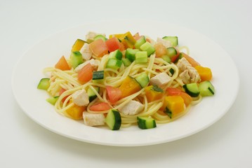 夏野菜パスタ