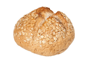 bread on a white background