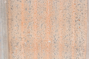 Fototapeta premium Rusty corrugated metal wall ,rusty Zinc grunge background