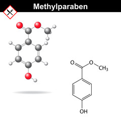 Methylparaben structure
