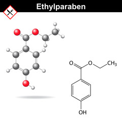 Ethylparaben chemical formula