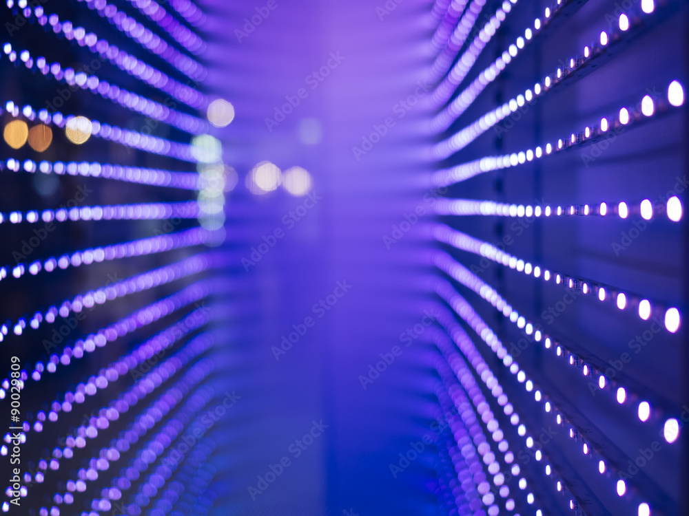 Poster Technology Abstract background Led light pattern perspective