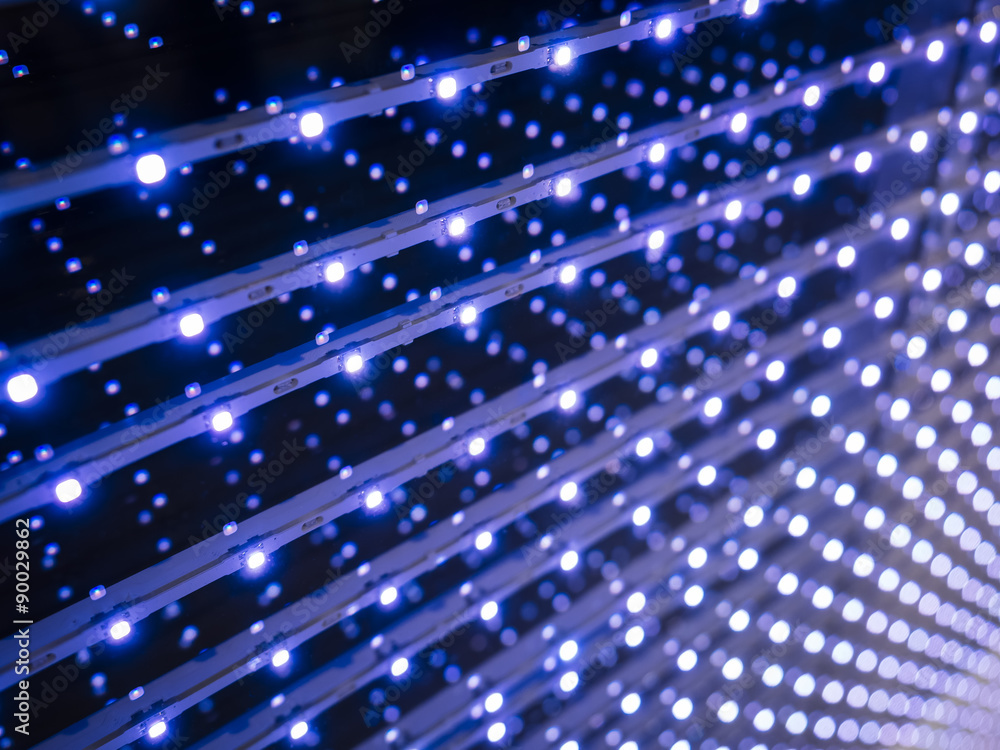 Poster Technology Abstract background Led light pattern perspective