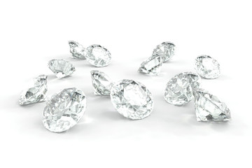 Diamond, isolated on White - 90030001