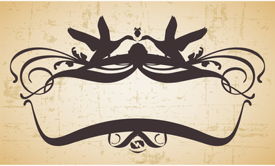 Vector set: hunting and fishing design elements and page decoration
