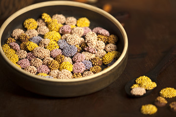 Dark Brown Chocolate Dragees