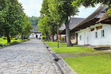 Historic city centre of Lanckorona, polish resort,  Poland