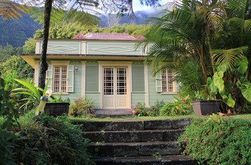 cases créoles, île de la Réunion