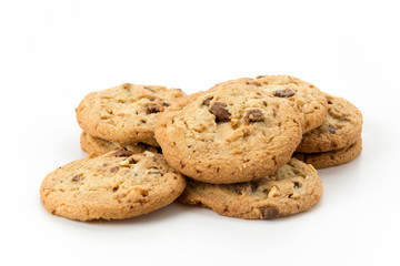milk chocolate toffee almond cookies