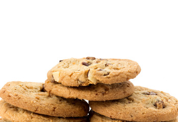 milk chocolate toffee almond cookies