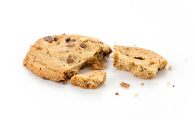 milk chocolate toffee almond cookies