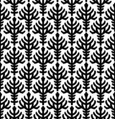 Abstract  leaf pattern. Seamless vector background