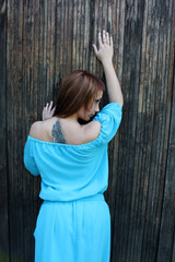 Fototapeta premium back woman