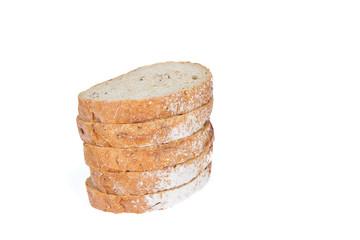 Sliced brown bread