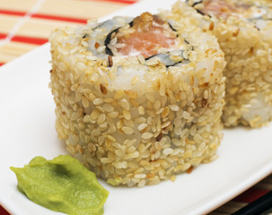 japanese sushi rolls
