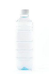 water bottle on white background