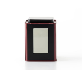 tea box on white background