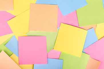 background of colored stickers