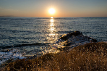 Sunrising at the seaside