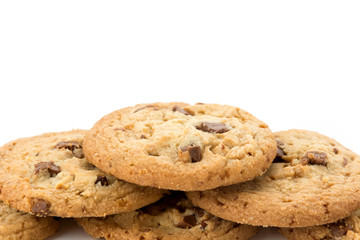 milk chocolate toffee almond cookies