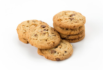 milk chocolate toffee almond cookies