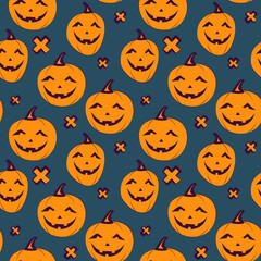 Halloween seamless patterns.