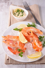 fresh shrimp