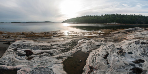 White Sea shore, panorama