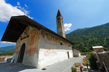 Church of Sant'Antonio Abate - Pelugo Trento Italy / Ancient church of Sant'Antonio Abate (XV...